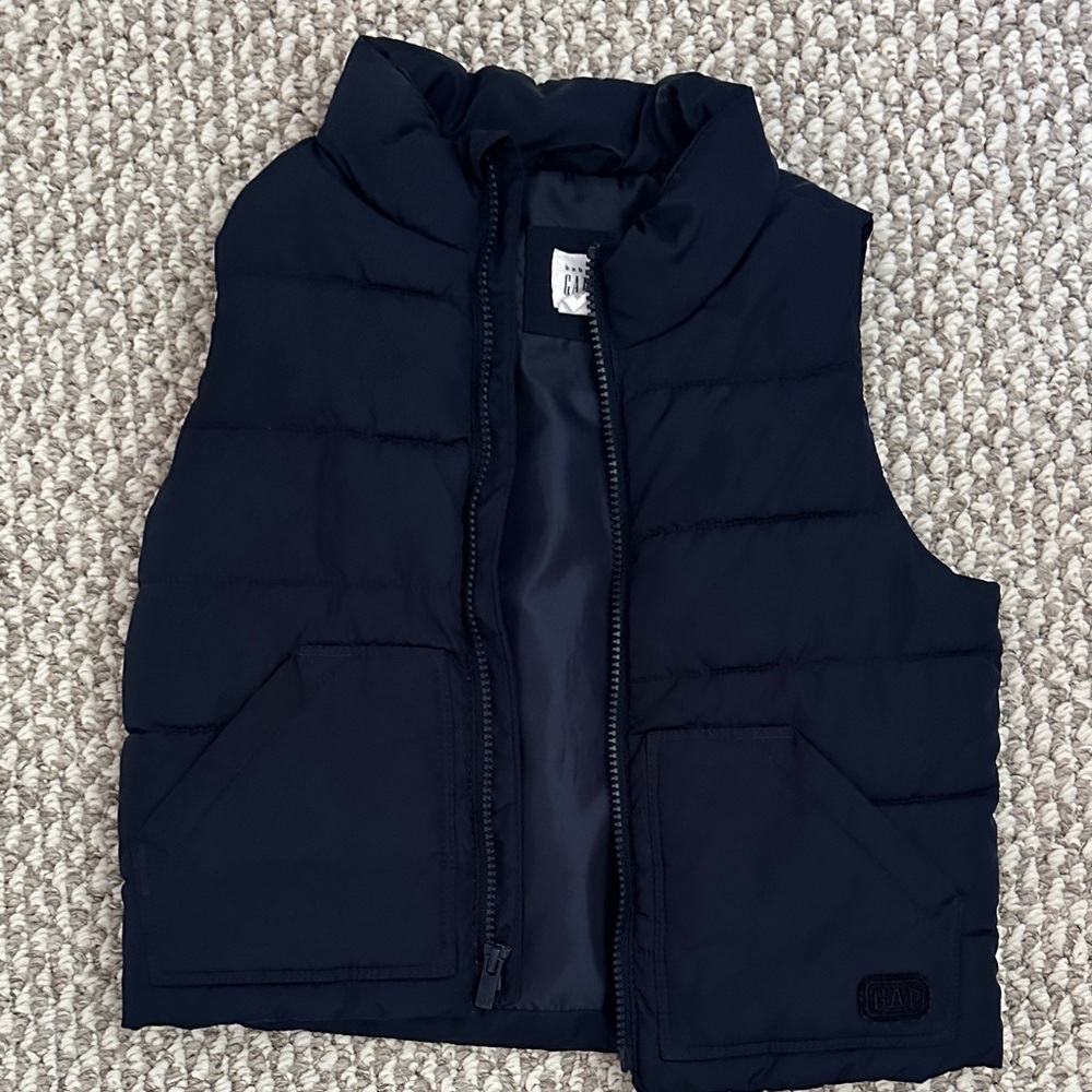 GAP Kids Navy Puffer Vest
